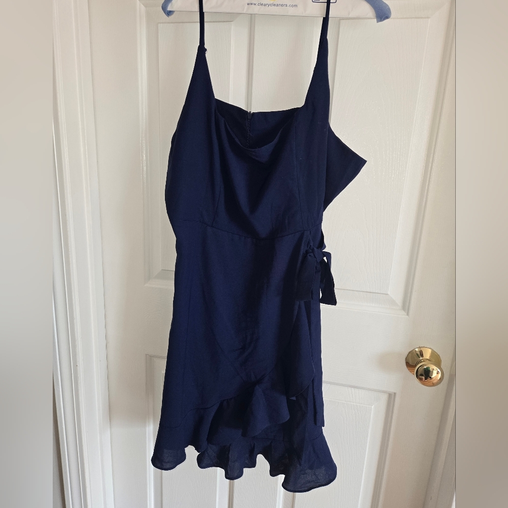 Elegant Navy Dress